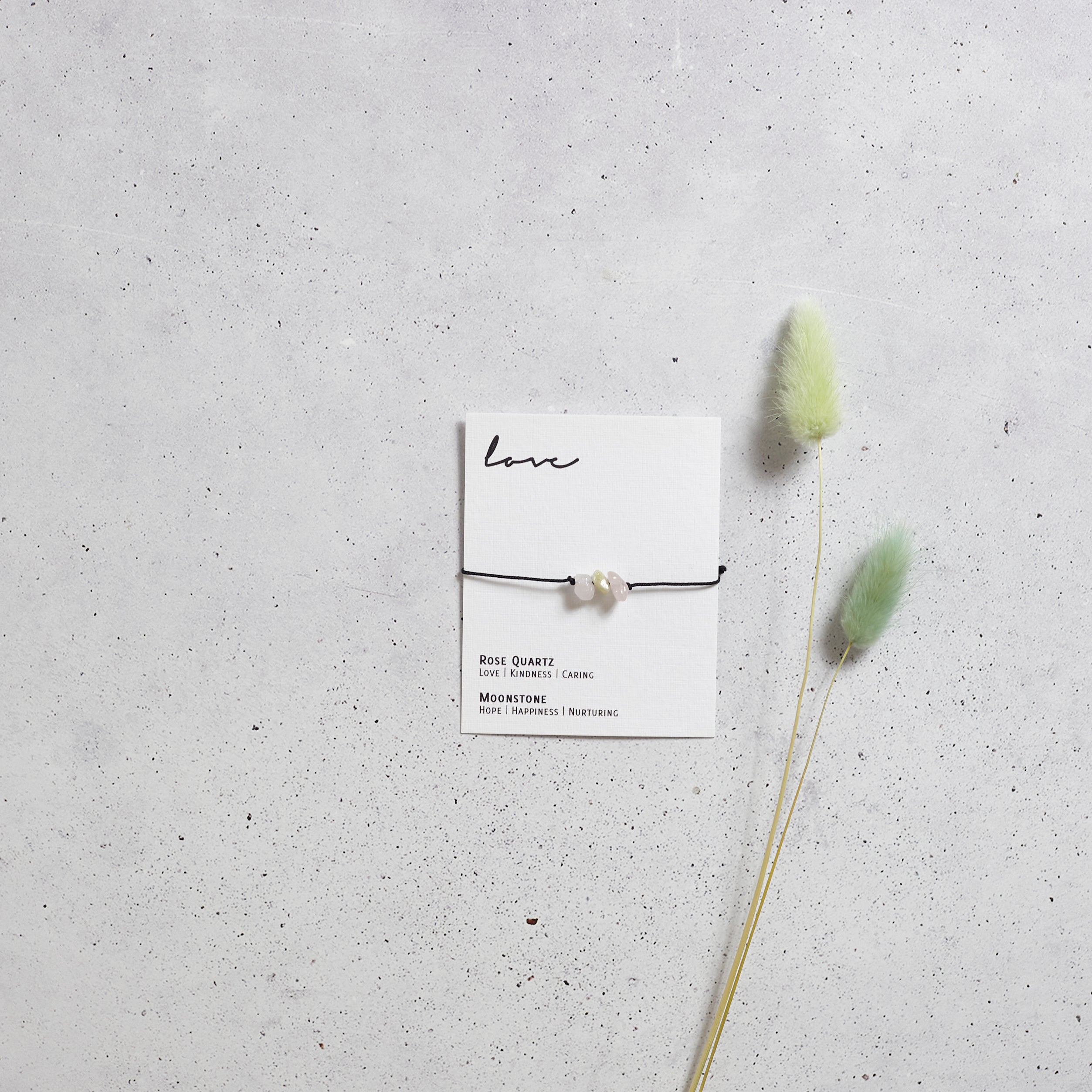 Kristallarmband "Love"